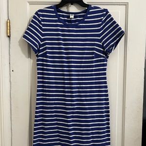 Old Navy, size L, royal blue and white stripped